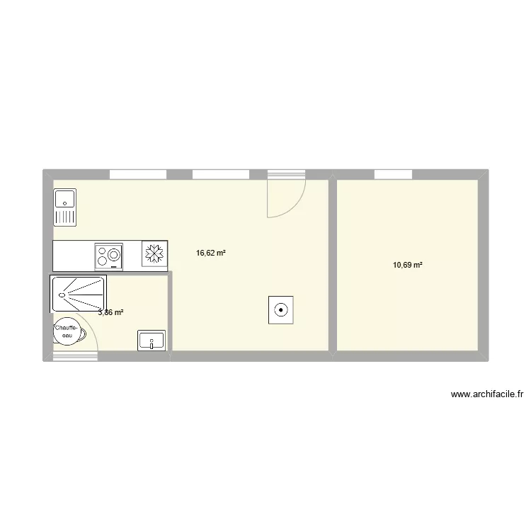 the second dependance. Plan de 