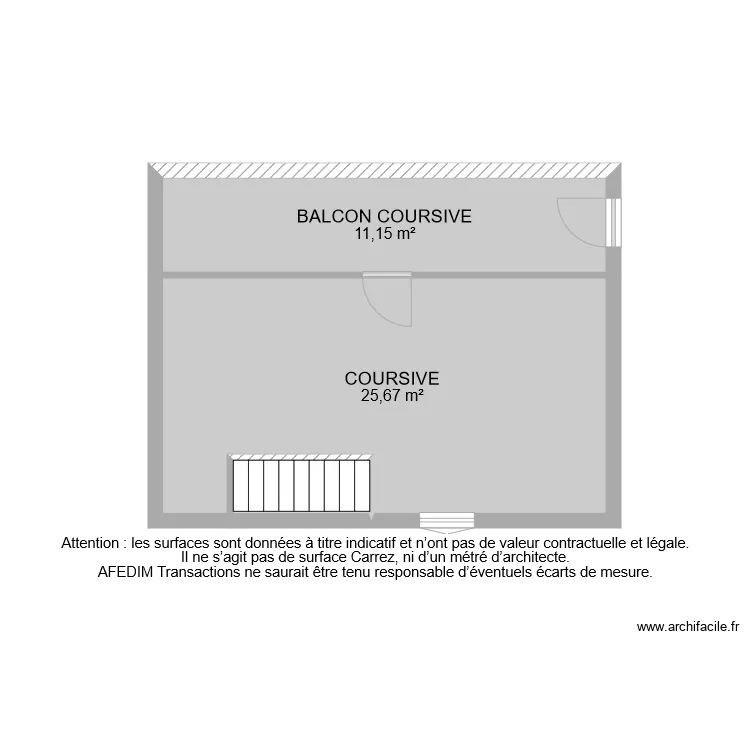 BI 6537 COURSIVE. Plan de 