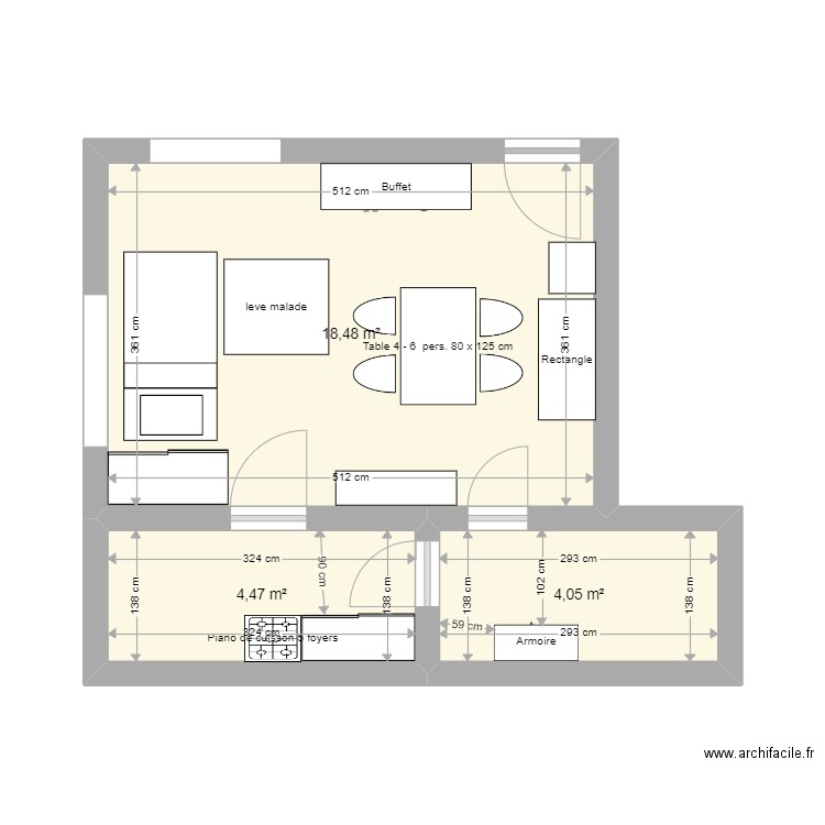 VIGNON justine. Plan de 0 pièce et 0 m2
