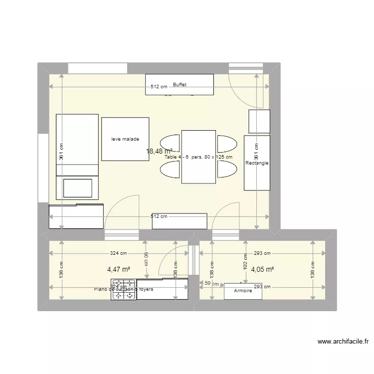 VIGNON justine. Plan de 