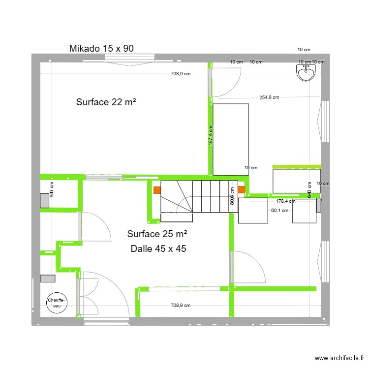 Rez de Jardin Janvier 2023. Plan de 0 pièce et 0 m2