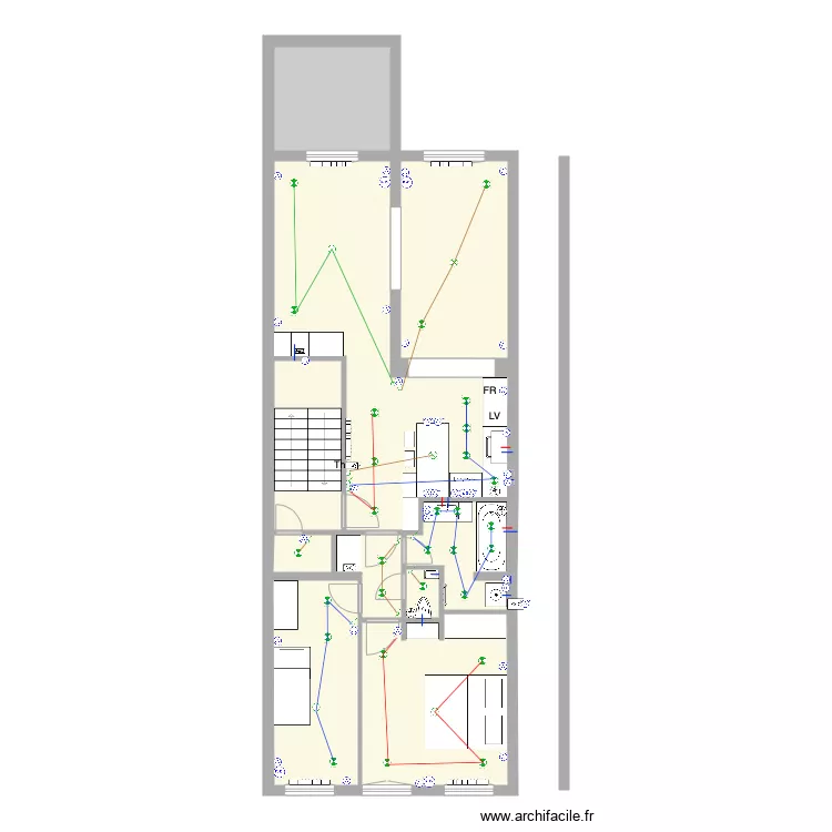 Tabellion 1e &eacute;tage Eau Elec. Plan de 0 pièce et 0 m2