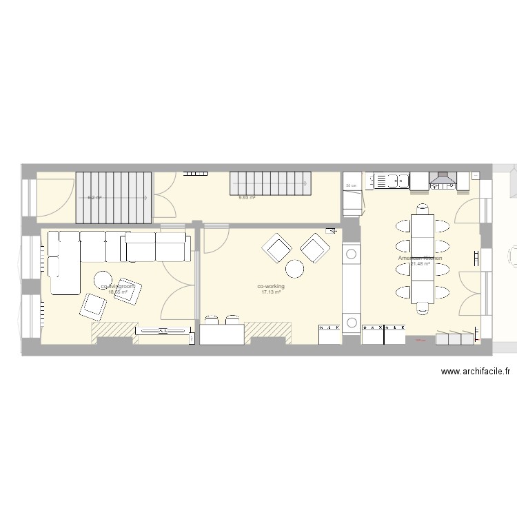 Michel Ange Travaux. Plan de 0 pièce et 0 m2