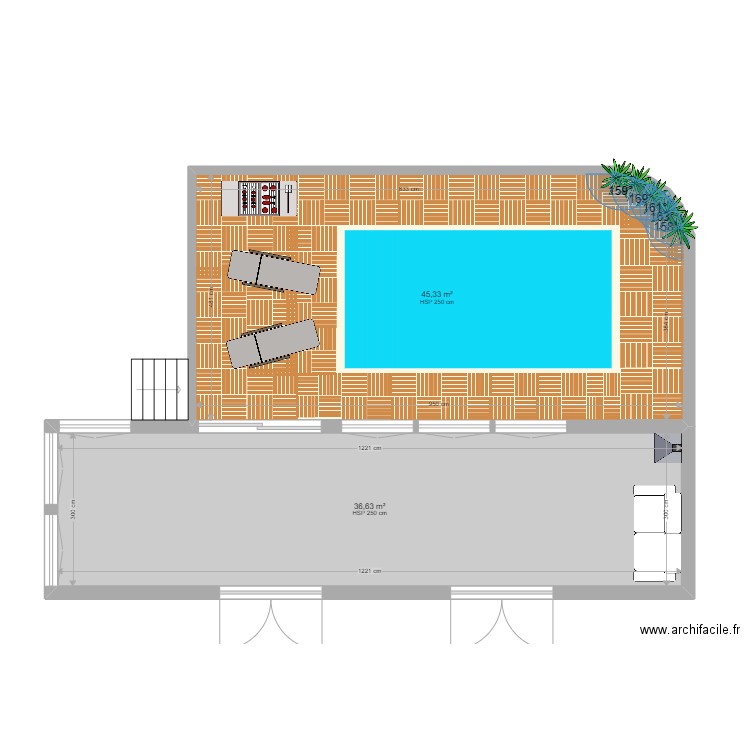 guzel piscine. Plan de 0 pièce et 0 m2