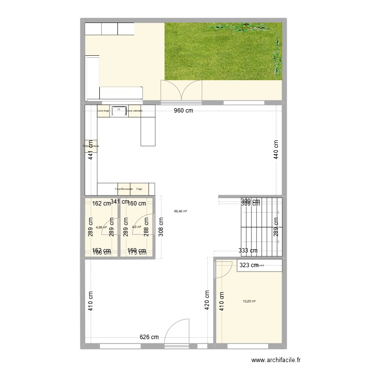 Cave. Plan de 0 pièce et 0 m2