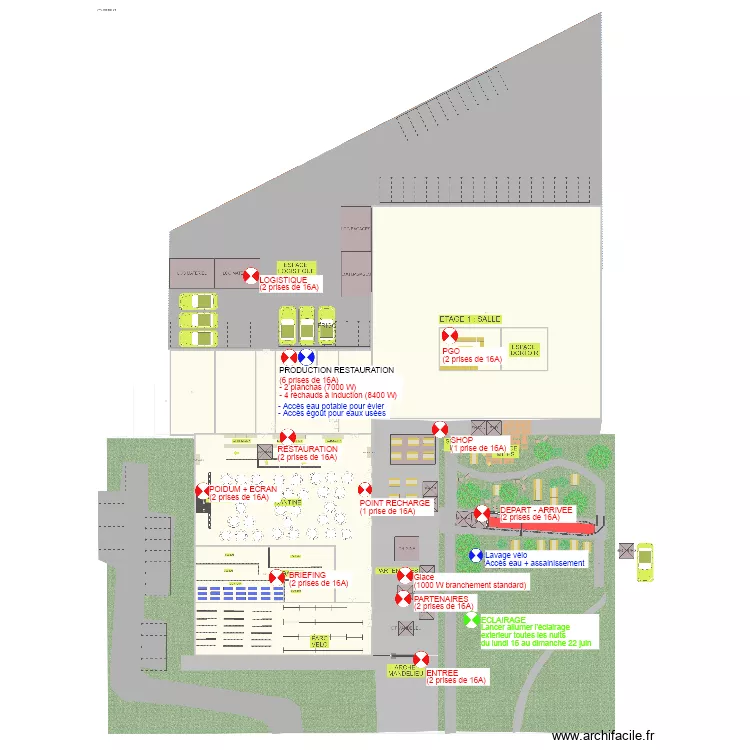 RAF25 - RESSOURCES - MANDELIEU. Plan de 