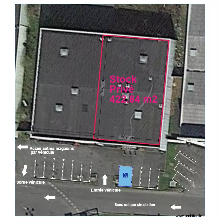 Plan de masse Flers en Escrebieux. Plan de 