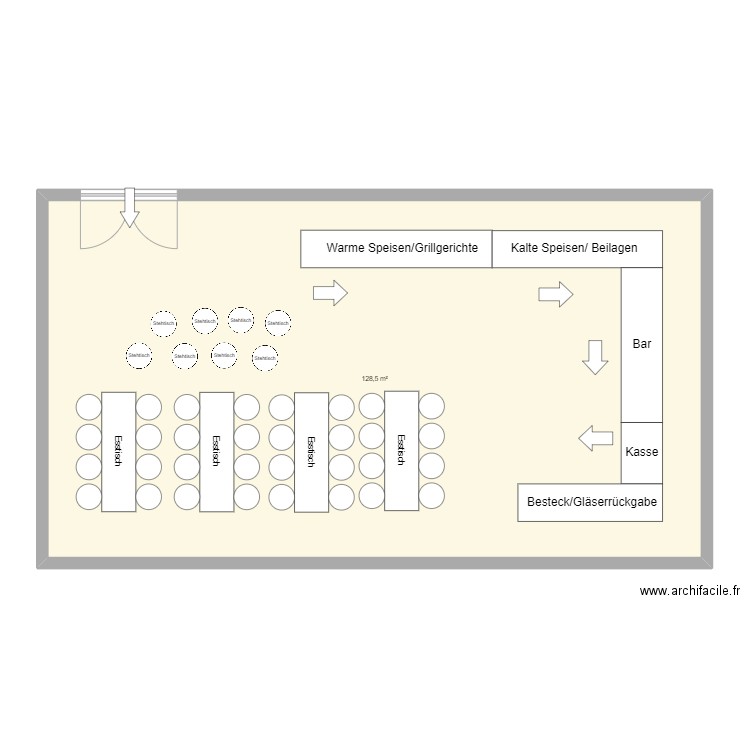 sitzplan. Plan de 0 pièce et 0 m2