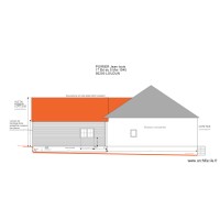 PROJET AGRANDISSEMENT VUE FACADE COTE EST