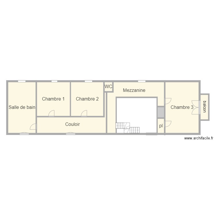 1er etage briand2. Plan de 0 pièce et 0 m2