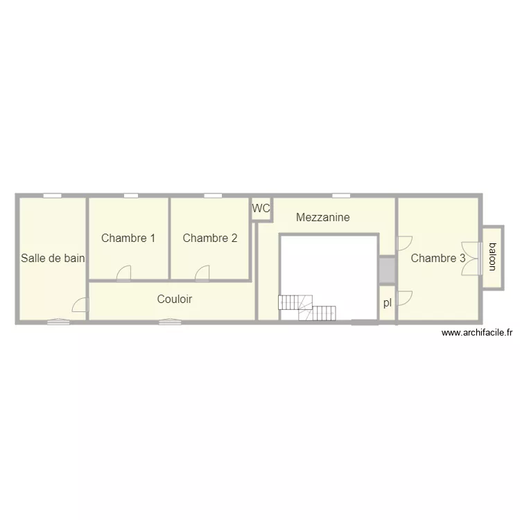 1er etage briand2. Plan de 