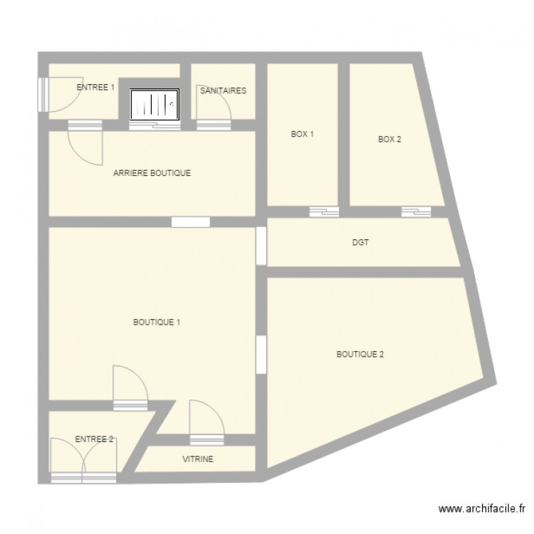 THIBAUD COMMERCE DT. Plan de 0 pièce et 0 m2