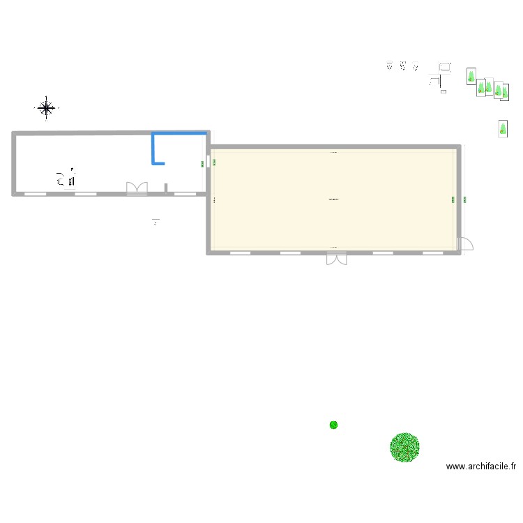 RA9 2.0. Plan de 1 pièce et 132 m2