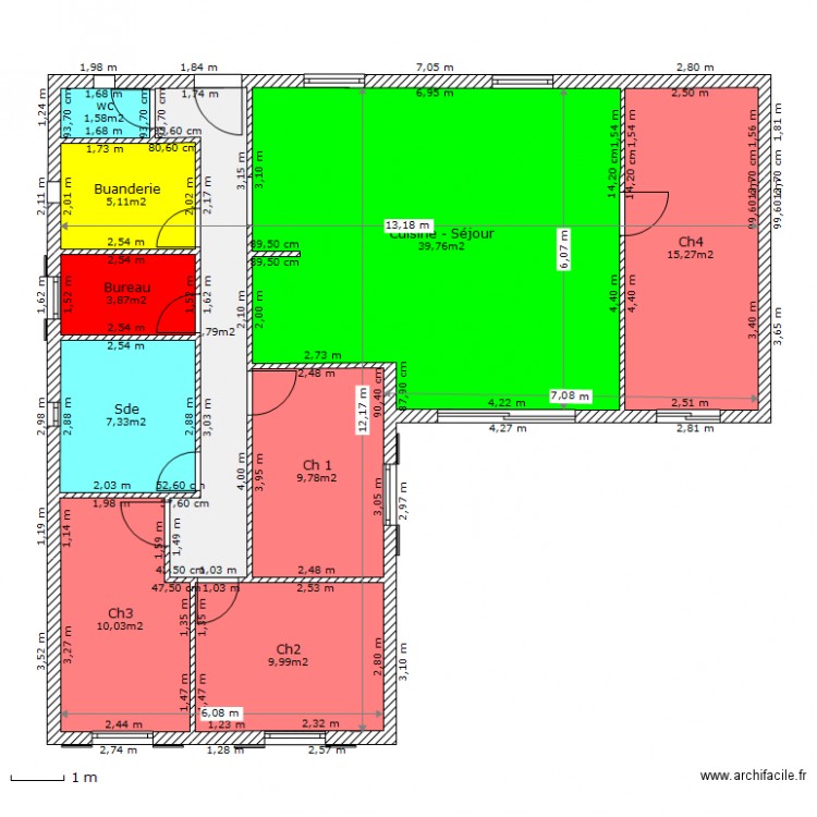 117 landi. Plan de 0 pièce et 0 m2