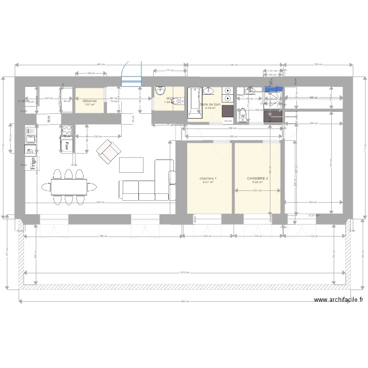 DEAUVILLE4. Plan de 0 pièce et 0 m2