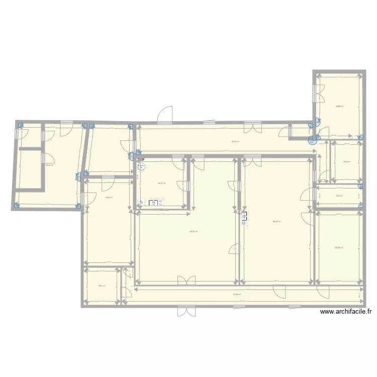 agrandissement 5211. Plan de 
