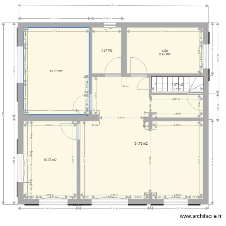 Marsens plan final. Plan de 