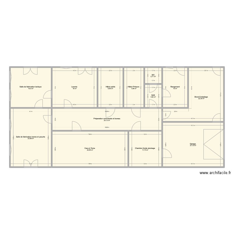 Fromagerie Mathieu . Plan de 0 pièce et 0 m2
