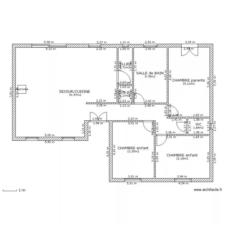 MAISON ROMU/SAB. Plan de MAISON ROMU/SAB. Plan de