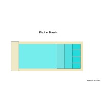 Piscine  plage 90 marche 70cm