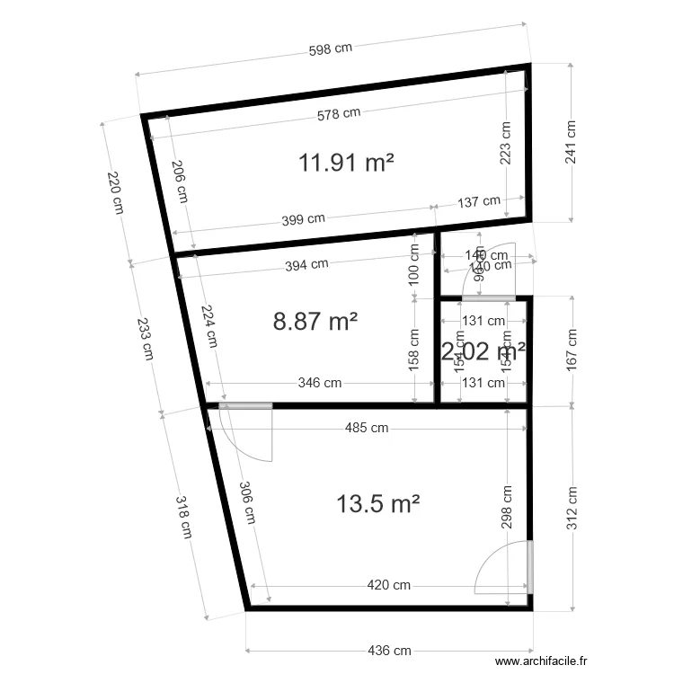 BLOC NUIT. Plan de BLOC NUIT. Plan de