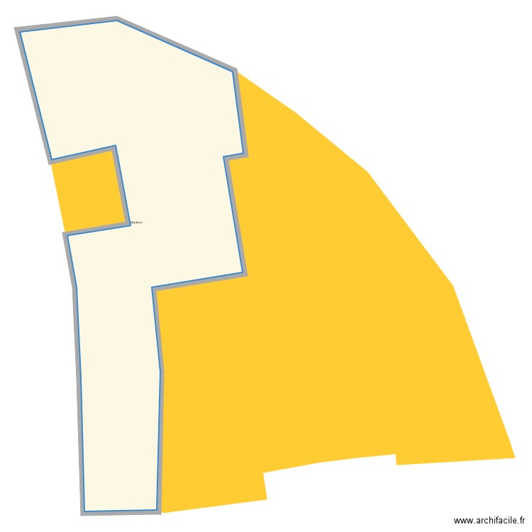 MaisonJardin. Plan de 1 pièce et 203 m2