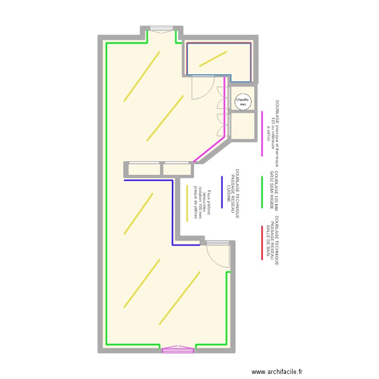 VIENNET CHAMPAGNOLE projet. Plan de 0 pièce et 0 m2