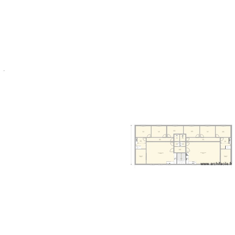 PAMIERS. Plan de 20 pièces et 238 m2