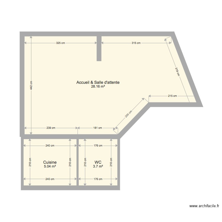 Pailhoriès Beauzelle. Plan de 0 pièce et 0 m2