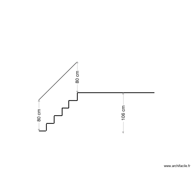 ESCALIER. Plan de 