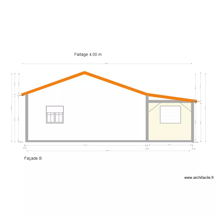maison. Plan de maison. Plan de