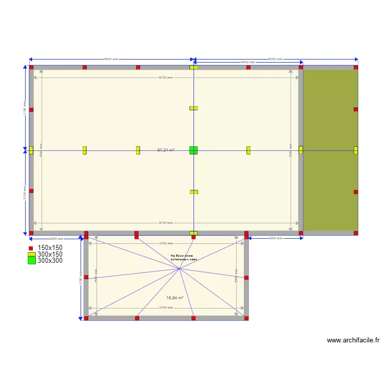 Переславль Сваи . Plan de 