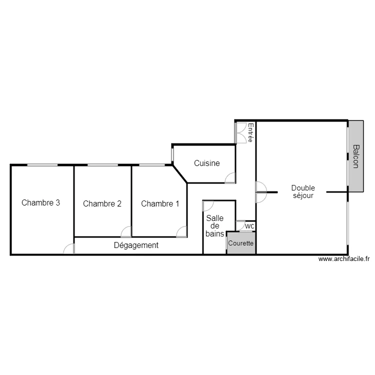 Plan Sedille Frechin. Plan de 