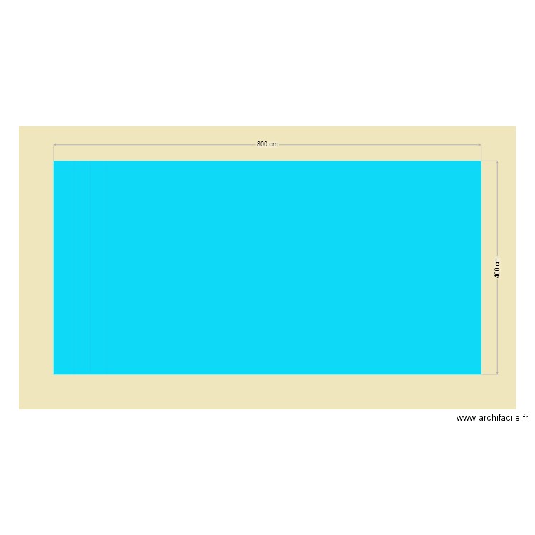 PISCINE  8X4x1,4. Plan de 0 pièce et 0 m2