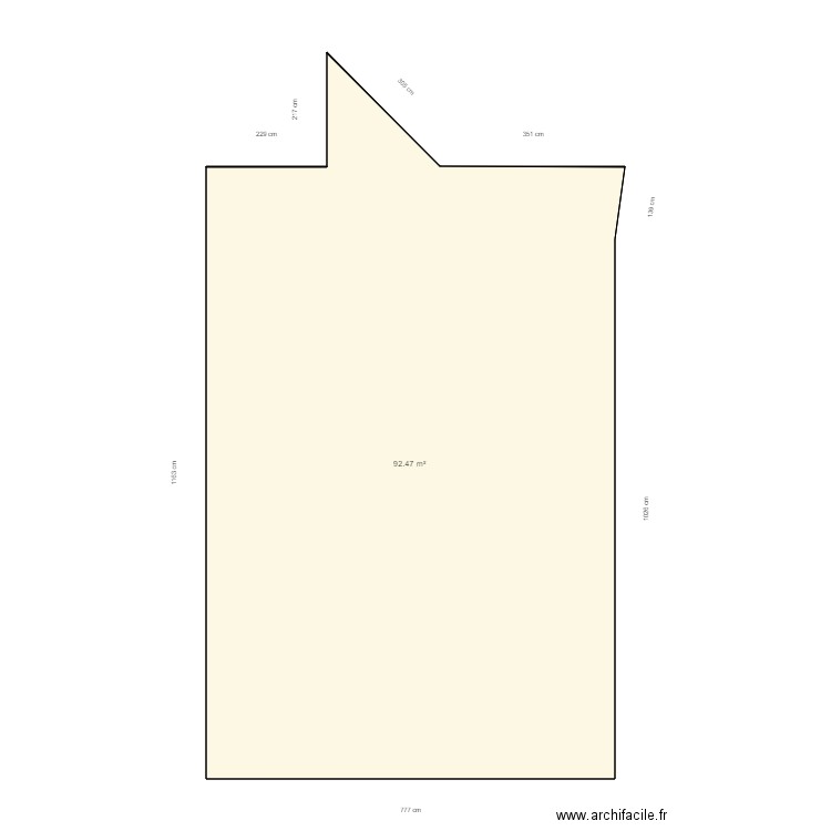 Holloway caixas. Plan de 1 pièce et 92 m2