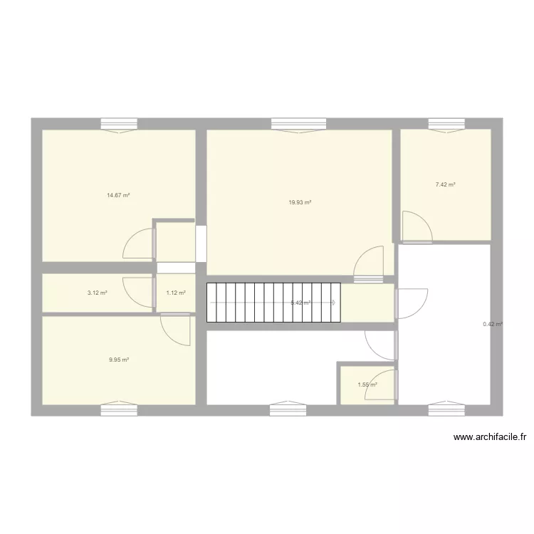BROTTE 1ER ETAGE. Plan de BROTTE 1ER ETAGE. Plan de