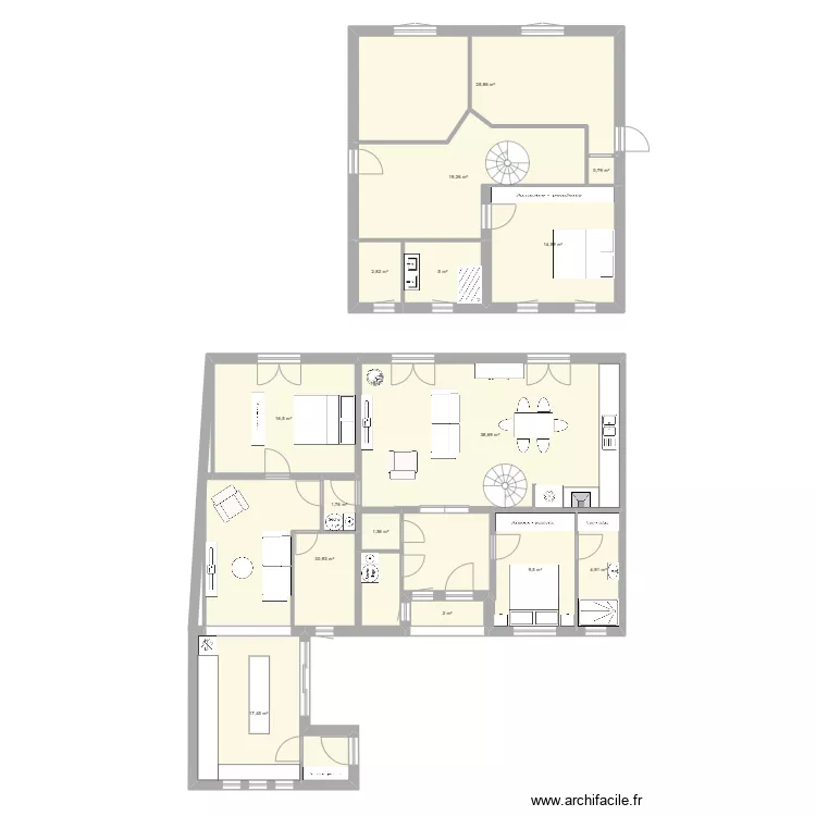 Bernerie. Plan de 