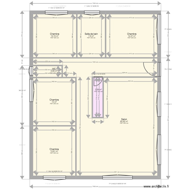 noustens. Plan de 0 pièce et 0 m2