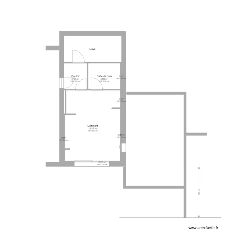 Maison Rez de jardin et garage. Plan de 