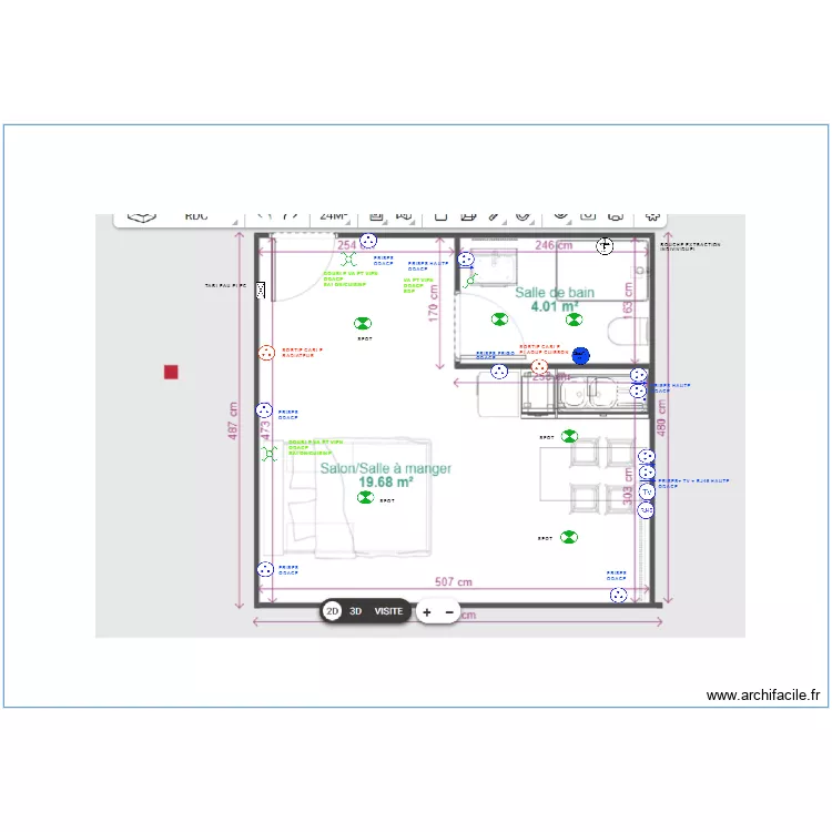 studio 2. Plan de studio 2. Plan de