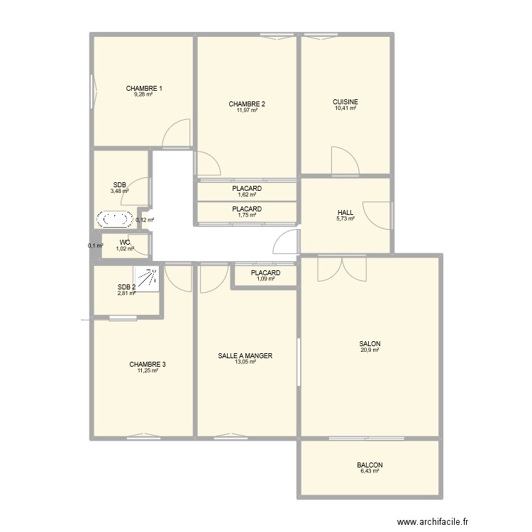 PARCA. Plan de 0 pièce et 0 m2