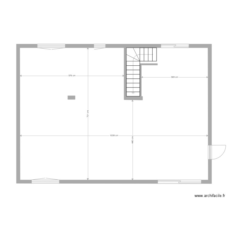 Garage 2020 n20. Plan de 1 pièce et 75 m2