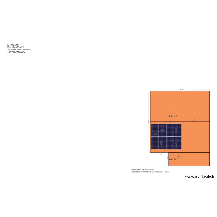 PONCE. Plan de 0 pièce et 0 m2