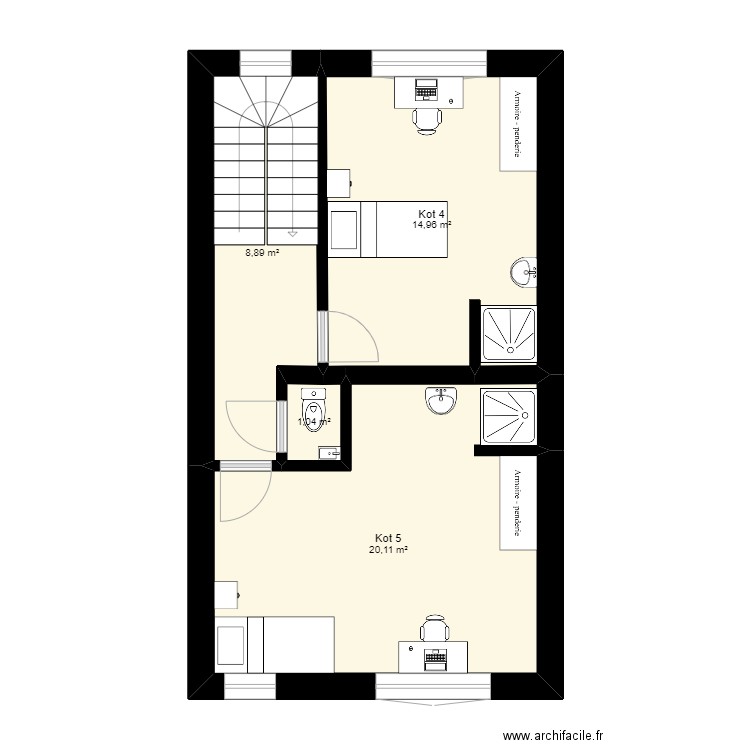 Fort 42 - 1er étage. Plan de 0 pièce et 0 m2