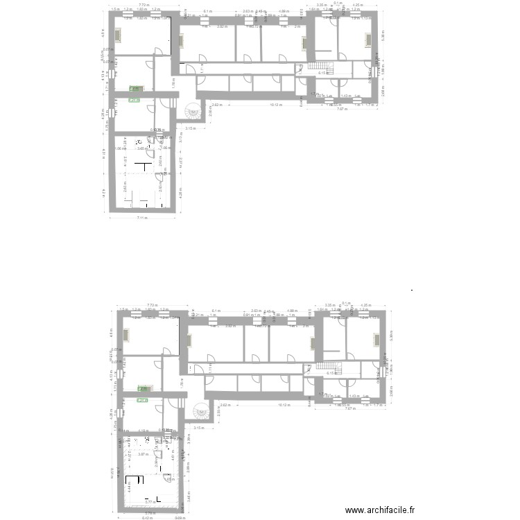 La Clousière Etage. Plan de 0 pièce et 0 m2