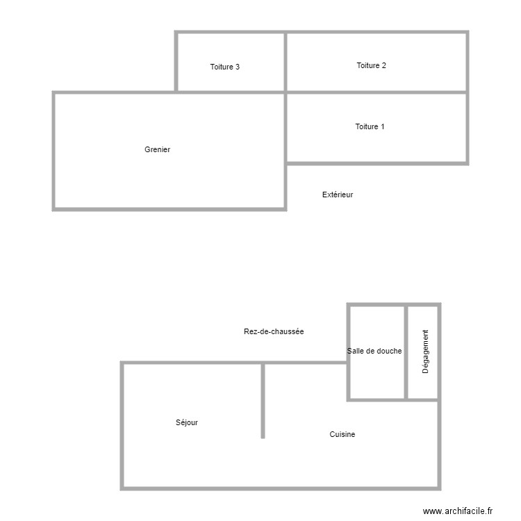 la vallee au ble av travaux. Plan de 0 pièce et 0 m2