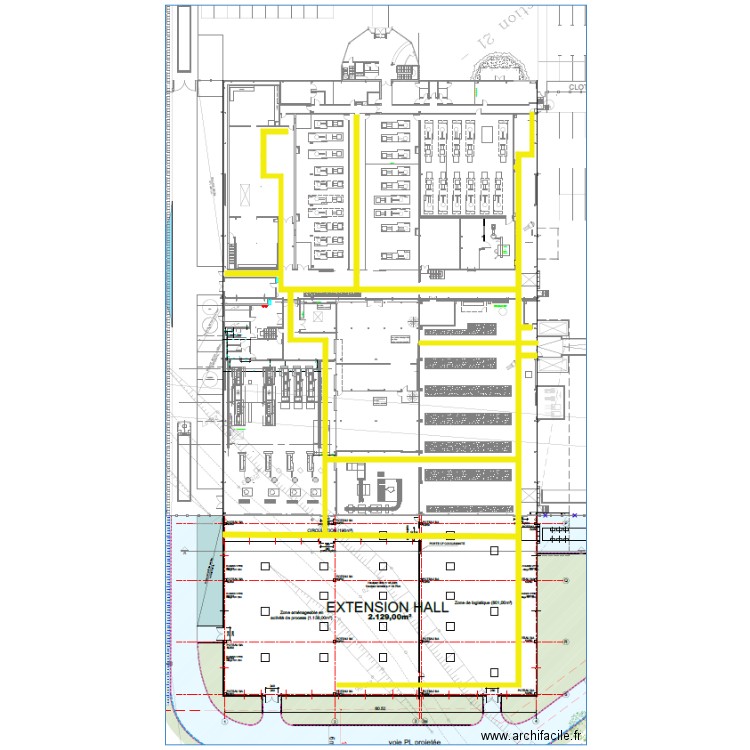 Plan circulation . Plan de 0 pièce et 0 m2