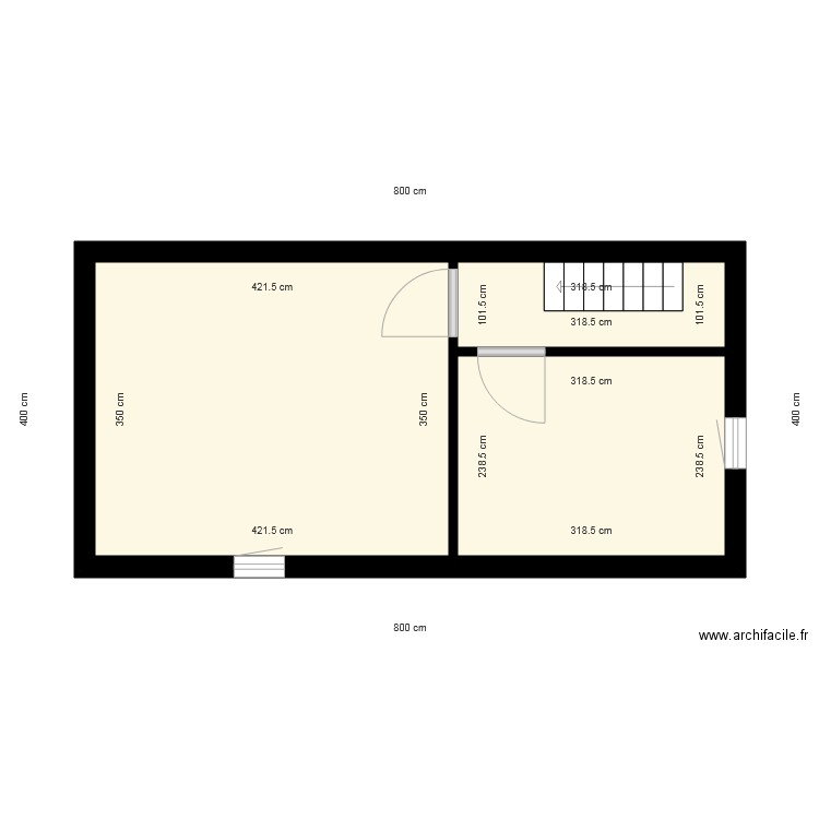 2éme étage M Méliet. Plan de 0 pièce et 0 m2