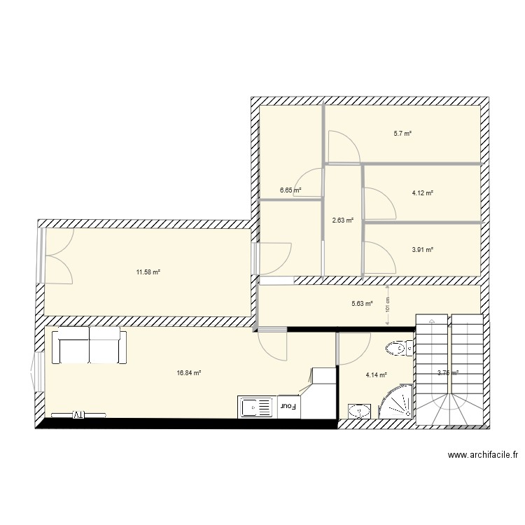 appartement immeuble bâtiment . Plan de 0 pièce et 0 m2