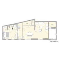 Candillac rez de chauss&eacute;e meubl&eacute;